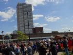 Jeremy Corbyn comes to Salford Precinct